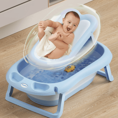 Горка для купания Babyhood Зайчик Голубой BH-219B