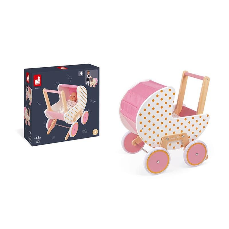Коляска для кукол Janod Candy Chic J05886 Коляска для кукол Janod Candy Chic J05886