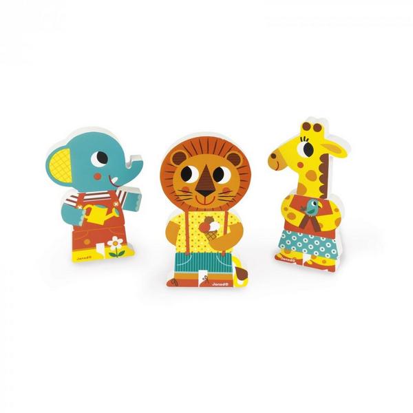 Игровые магнитные фигурки Janod Животные в зоопарке J08030 Игровые магнитные фигурки Janod Животные в зоопарке J08030