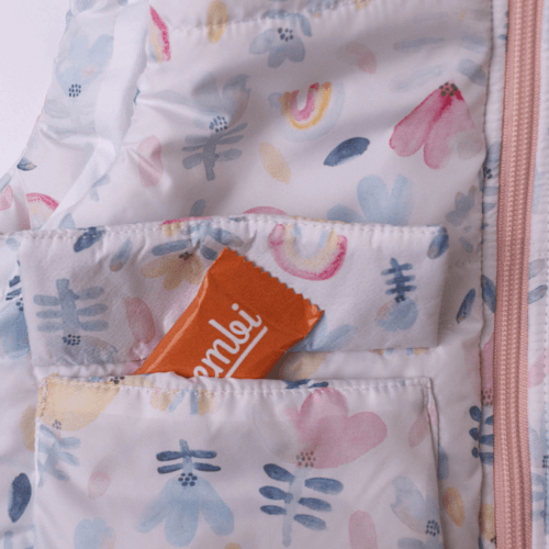 Жилетка демисезонная для девочки Bembi 1 - 1,5 лет Плащевка Белый ЖЛ52