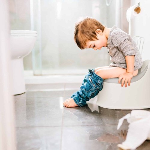 Горшок детский с антискользящим покрытием BabyGO Junior Серый 9001