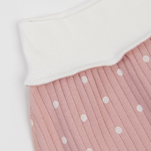 Набор одежды для детей ЛяЛя Горох 0 - 3 мес Интерлок Пудровый/Молочный К1ІН006_2-498