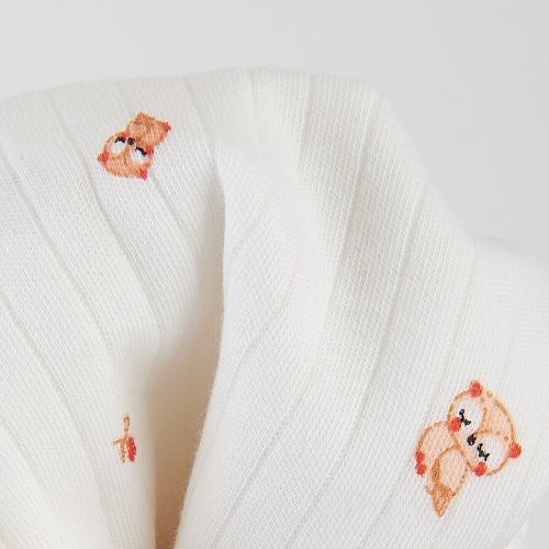 Набор одежды для детей ЛяЛя 0 - 3 мес Интерлок Молочный/Бежевый/Красный К1ІН006_2-499