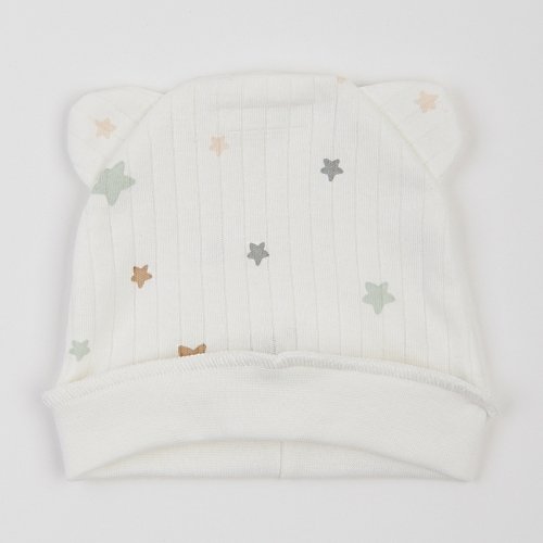 Набор одежды для детей ЛяЛя 0 - 3 мес Интерлок Молочный/Бежевый/Серый К1ІН006_2-500