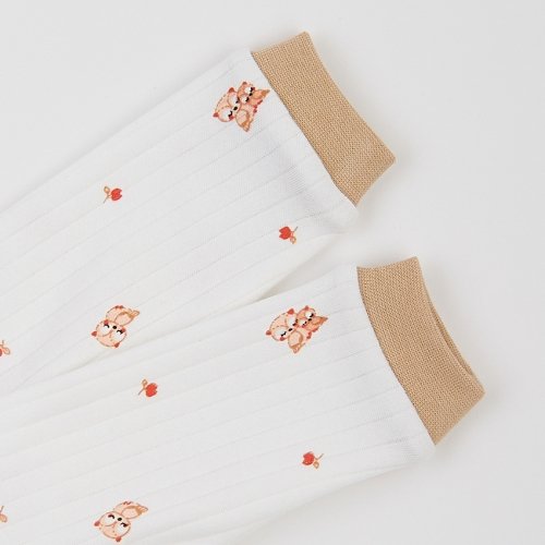 Набор одежды для детей ЛяЛя 3 - 18 мес Интерлок Молочный/Бежевый/Красный К2ІН015_2-499