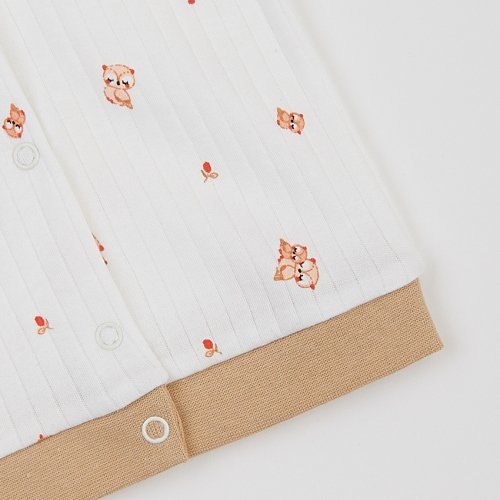 Набор одежды для детей ЛяЛя 3 - 18 мес Интерлок Молочный/Бежевый/Красный К2ІН015_2-499