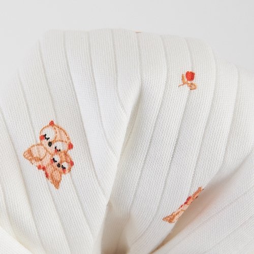 Набор одежды для детей ЛяЛя 3 - 18 мес Интерлок Молочный/Бежевый/Красный К2ІН015_2-499