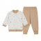 Набор одежды для детей ЛяЛя 3 - 18 мес Интерлок Молочный/Бежевый/Серый К2ІН015_2-500
