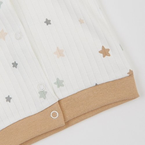 Набор одежды для детей ЛяЛя 3 - 18 мес Интерлок Молочный/Бежевый/Серый К2ІН015_2-500