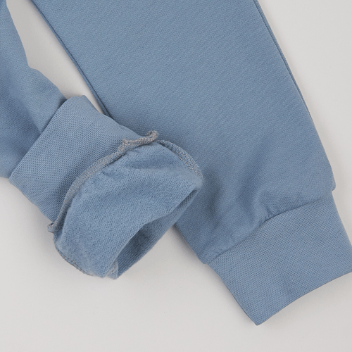 Пижама детская ЛяЛя 1 - 5 лет Футер Голубой/Серый К3ФТ118_6-191