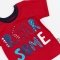 Костюм футболка и шорты на мальчика ЛяЛя 6 - 24 мес Кулир Красный К3КЛ012_2-315