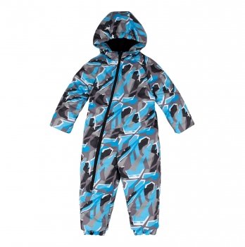 Зимний комбинезон детский Bembi 1,5 - 3 лет Водоотталкивающая плащевка Голубой КБ188