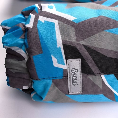 Зимний комбинезон детский Bembi 1,5 - 3 лет Водоотталкивающая плащевка Голубой КБ188