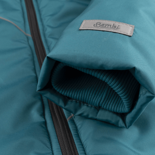 Демисезонный комбинезон детский Bembi 1 - 3 лет Плащевка Бирюзовый КБ234