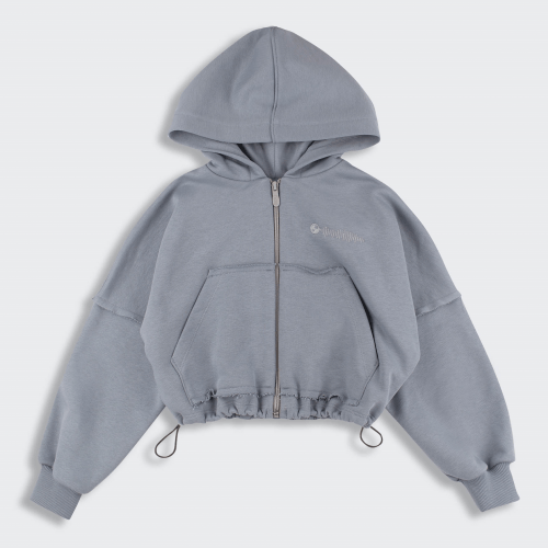 Кофта на молнии детская Bembi 7 - 13 лет Трикотаж тринитка Серый X00 КФ250