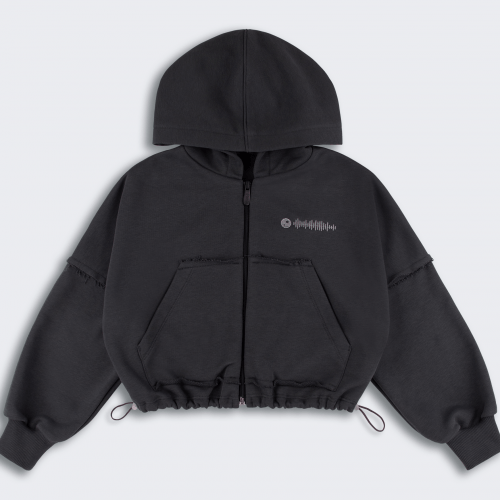 Кофта на молнии детская Bembi 7 - 13 лет Трикотаж тринитка Черный YX0 КФ250