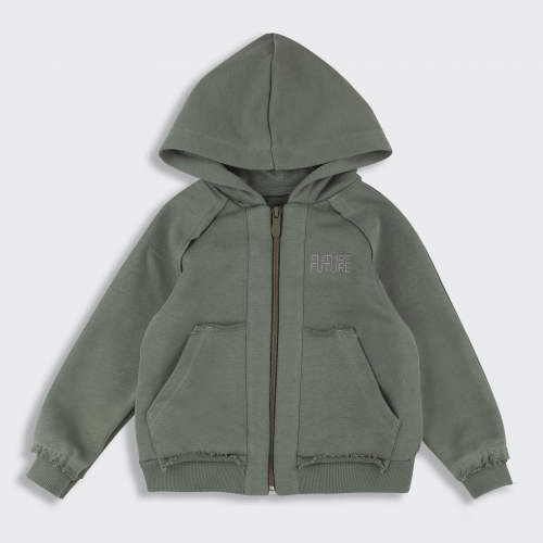 Кофта на молнии детская Bembi 1,5 - 6 лет Трикотаж тринитка Хаки V00 КФ251