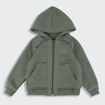 Кофта на молнии детская Bembi 1,5 - 6 лет Трикотаж тринитка Хаки V00 КФ251