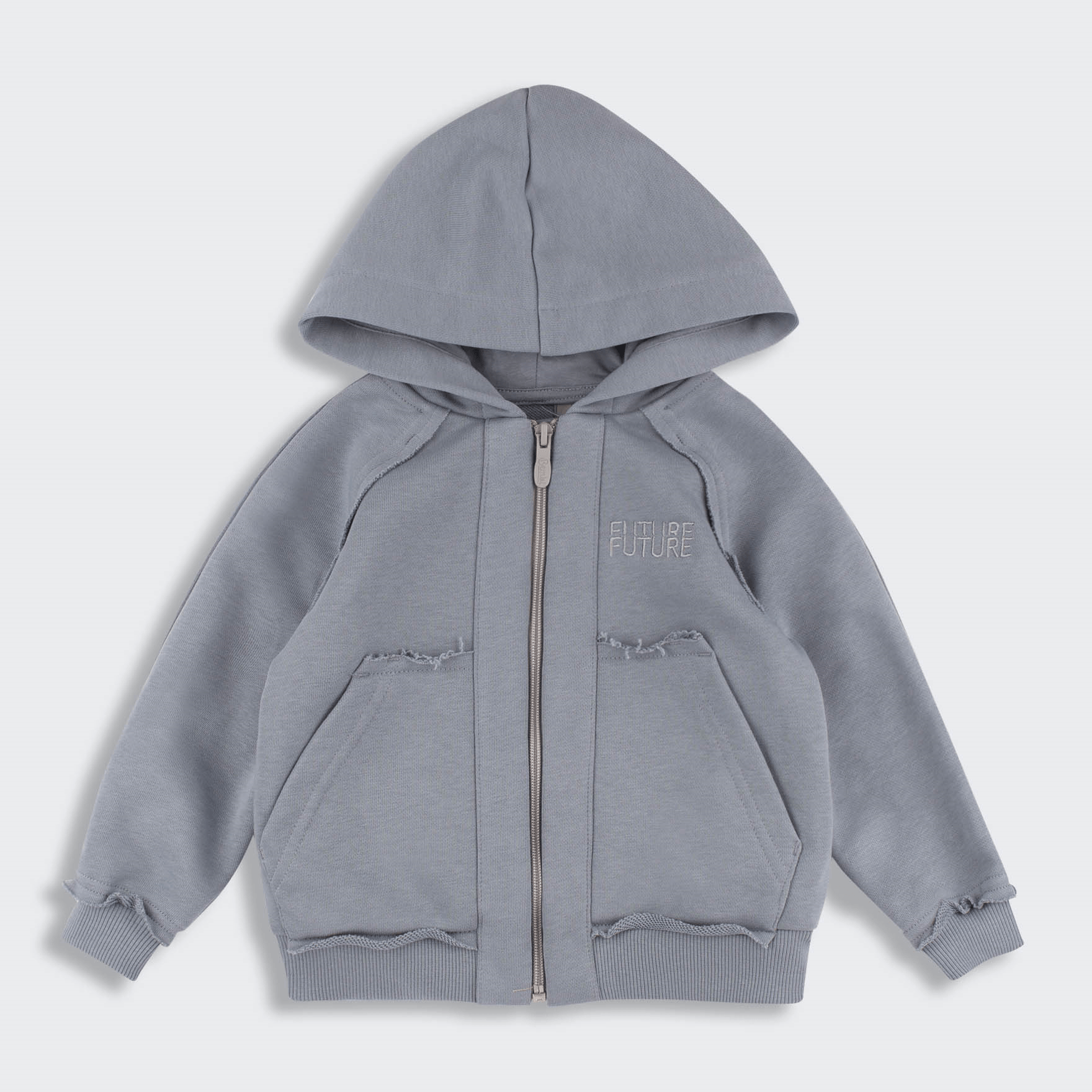 Кофта на молнии детская Bembi 1,5 - 6 лет Трикотаж тринитка Серый X00 КФ251