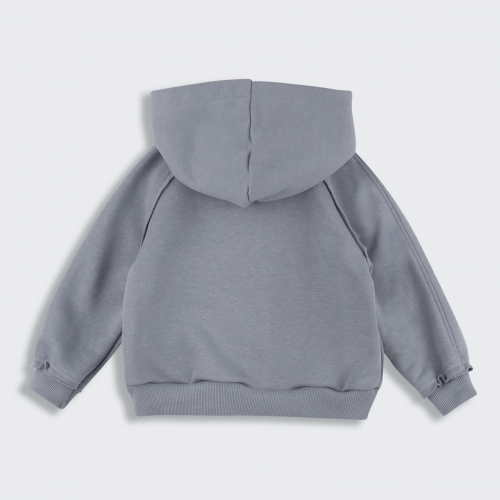 Кофта на молнии детская Bembi 1,5 - 6 лет Трикотаж тринитка Серый X00 КФ251