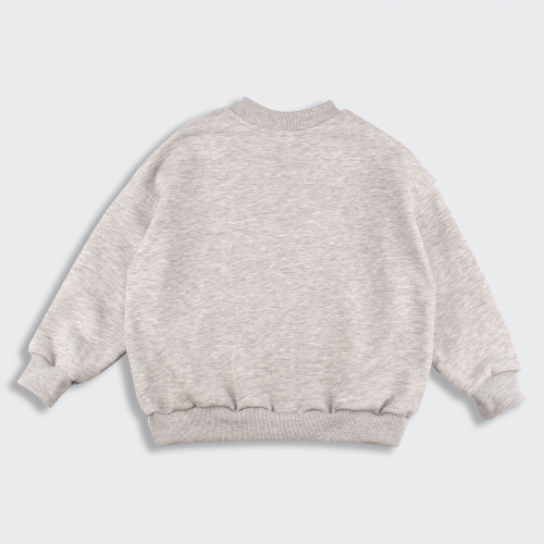 Кофта бомбер детская Bembi City collection 6 - 9 лет Трикотаж тринитка Серый меланж XM0 КФ252