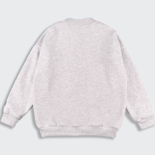 Кофта бомбер детская Bembi City collection 8 - 13 лет Трикотаж шардон Серый меланж XM0 КФ254