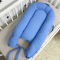 Кокон для новорожденных Oh My Kids Soft OMK Deep Blue Пике Голубой Кокос 6 см КК-256-OMK