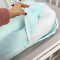 Кокон для новорожденных Oh My Kids Soft OMK Mint Пике Мятный Поролон 2 см КК-258-OMK