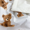 Плед для новорожденных Oh My Kids Мишки Ранфорс Бежевый/Молочный 100х80 см КЛ-070-Х