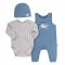 Набор одежды для новорожденных Bembi 1 - 6 мес Трикотаж Голубой КП252