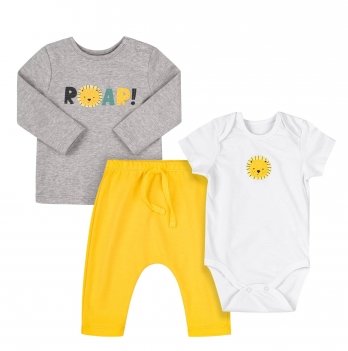 Набор одежды для новорожденных Bembi 3 - 9 мес Интерлок Желтый КП254