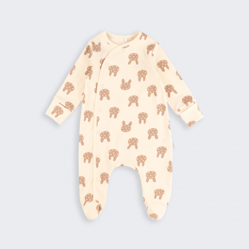 Набор одежды для детей Bembi 1 - 3 мес Интерлок Молочный/Голубой КП301