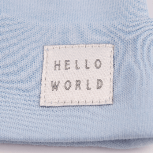 Набор одежды для детей Bembi 1 - 3 мес Интерлок Молочный/Голубой КП301