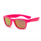 Детские солнцезащитные очки Koolsun серии Wave, размер 1+, неоново-розовые