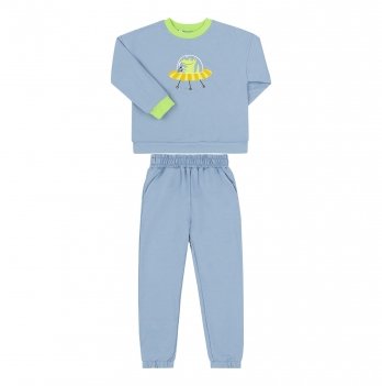 Детский костюм для мальчика джемпер и штаны Bembi 2 - 6 лет Двунитка Голубой КС765