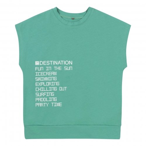 Костюм футболка и шорты на мальчика Bembi Summer 2024 7 - 11 лет Супрем Зеленый КС774