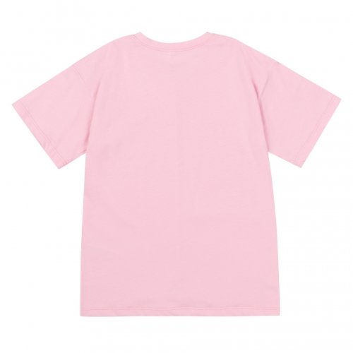 Костюм футболка и шорты на девочку Bembi Summer 2024 4 - 6 лет Трикотаж рубчик Светло-розовый КС780