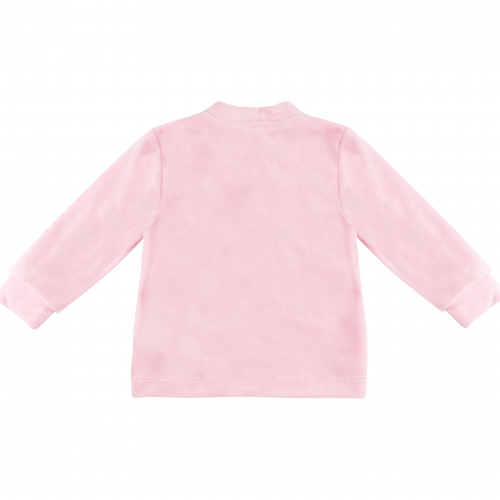 Детский костюм Bembi 1 - 3 мес Велюр Розовый/Серый меланж 3X6 КС787