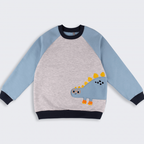 Спортивный костюм детский Bembi 2 - 6 лет Трикотаж двунитка Синий/Голубой КС803