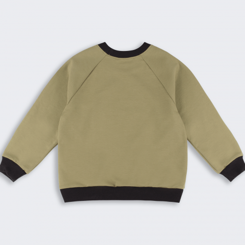 Спортивный костюм детский Bembi 2 - 6 лет Трикотаж двунитка Черный/Хаки КС803