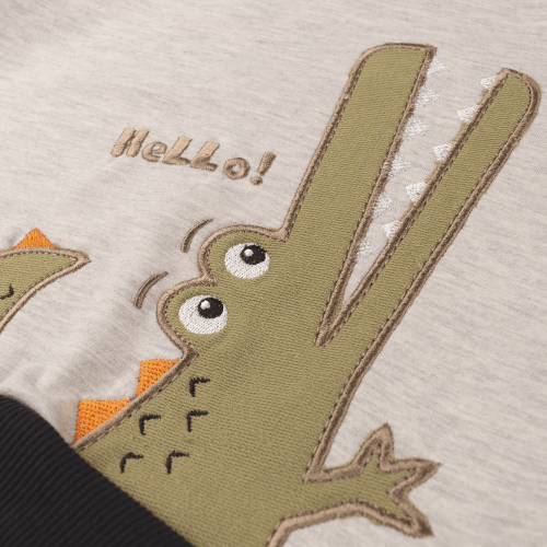 Спортивный костюм детский Bembi 2 - 6 лет Трикотаж двунитка Черный/Хаки КС803