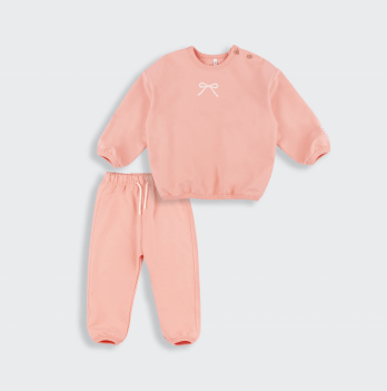 Детский костюм Bembi 6 - 12 мес Трикотаж двунитка Абрикосовый КС807