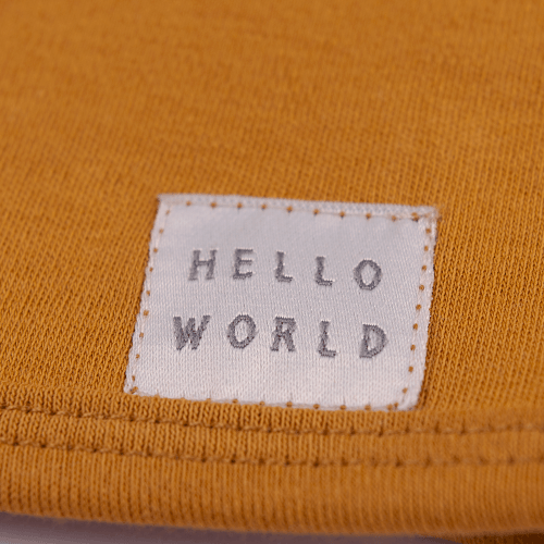 Детский костюм Bembi 3 - 12 мес Интерлок Горчичный/Черный КС811