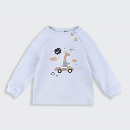 Детский костюм Bembi 3 - 12 мес Интерлок Голубой/Черный КС812