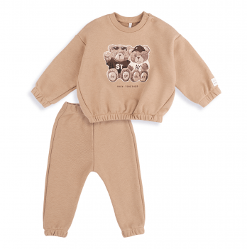 Детский костюм Bembi 2 - 4 лет Трикотаж тринитка Бежевый КС827