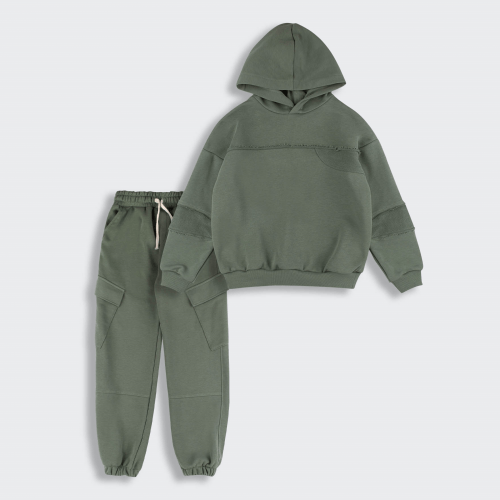 Спортивный костюм детский Bembi 6 - 13 лет Трикотаж тринитка Хаки КС847