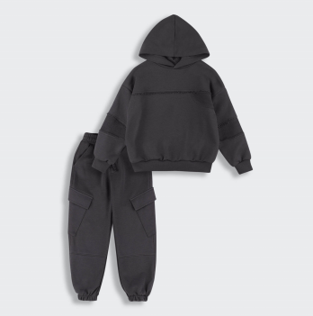 Спортивный костюм детский Bembi 6 - 13 лет Трикотаж тринитка Черный КС847