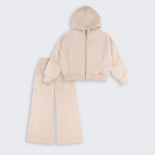 Спортивный костюм детский Bembi 6 - 13 лет Трикотаж тринитка Молочный КС848