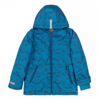 Демисезонная куртка для мальчика Bembi 7 - 11 лет Плащевка Синий КТ246