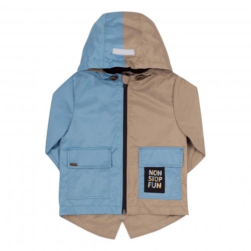 Демисезонная куртка для мальчика Bembi 2 - 7 лет Плащевка Голубой/Серый КТ253